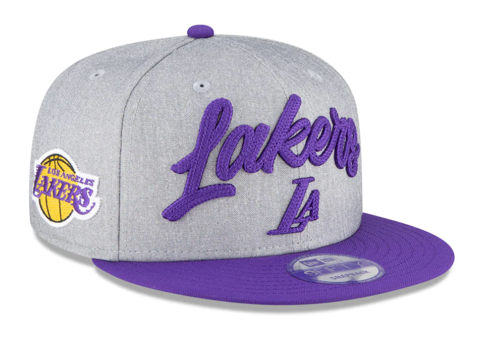 Los angeles lakers sarge bayward flannel. Los Angeles Lakers Snapback New Era 9fifty Nba Draft Script Heather Pu The 4th Quarter