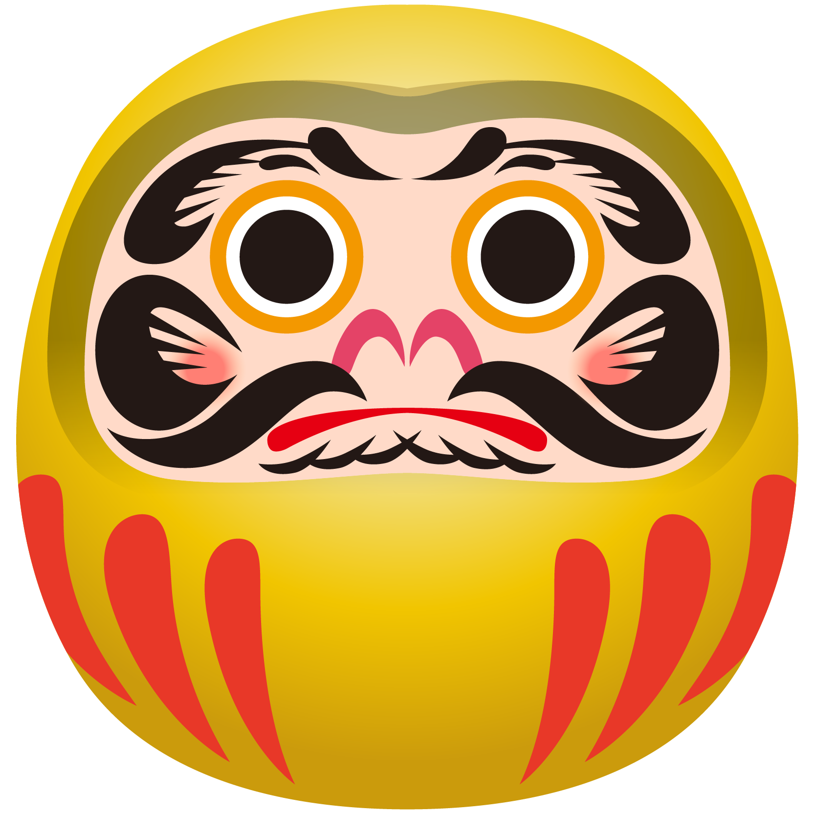 美しい花の画像 ユニークダルマ イラスト フリー
