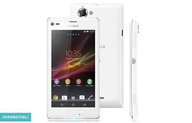 Celular Desbloqueado Sony Xperia L Branco