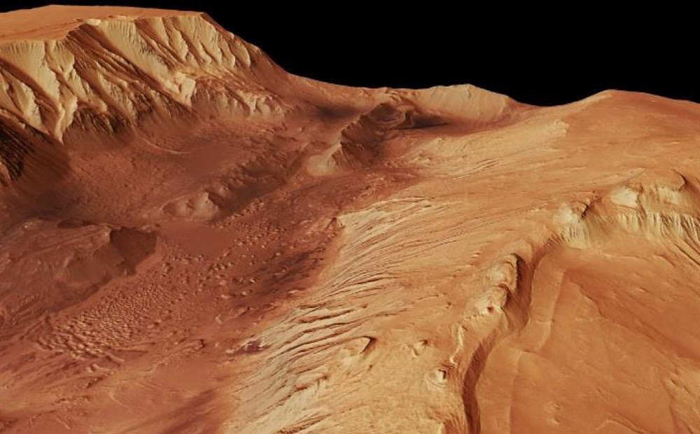 Phát hiện bất ngờ về “lượng nước đáng kể” tại hẻm núi sâu nhất Hệ Mặt trời trên sao Hỏa