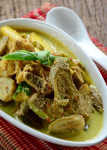 RESIPI GULAI PISANG MUDA . - Dapur Tanpa Sempadan