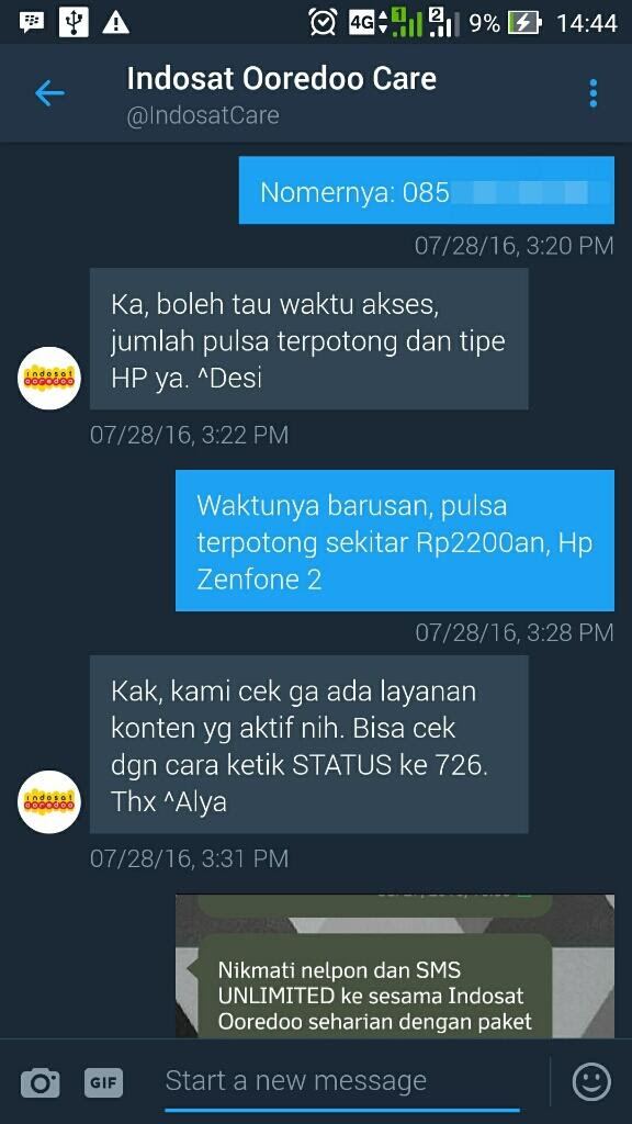 Cara Melaporkan Pulsa Terpotong Indosat - Seputar Laporan