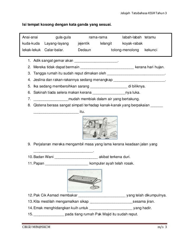 Contoh Soalan Linus Tahun 1 Pdf - Persoalan n