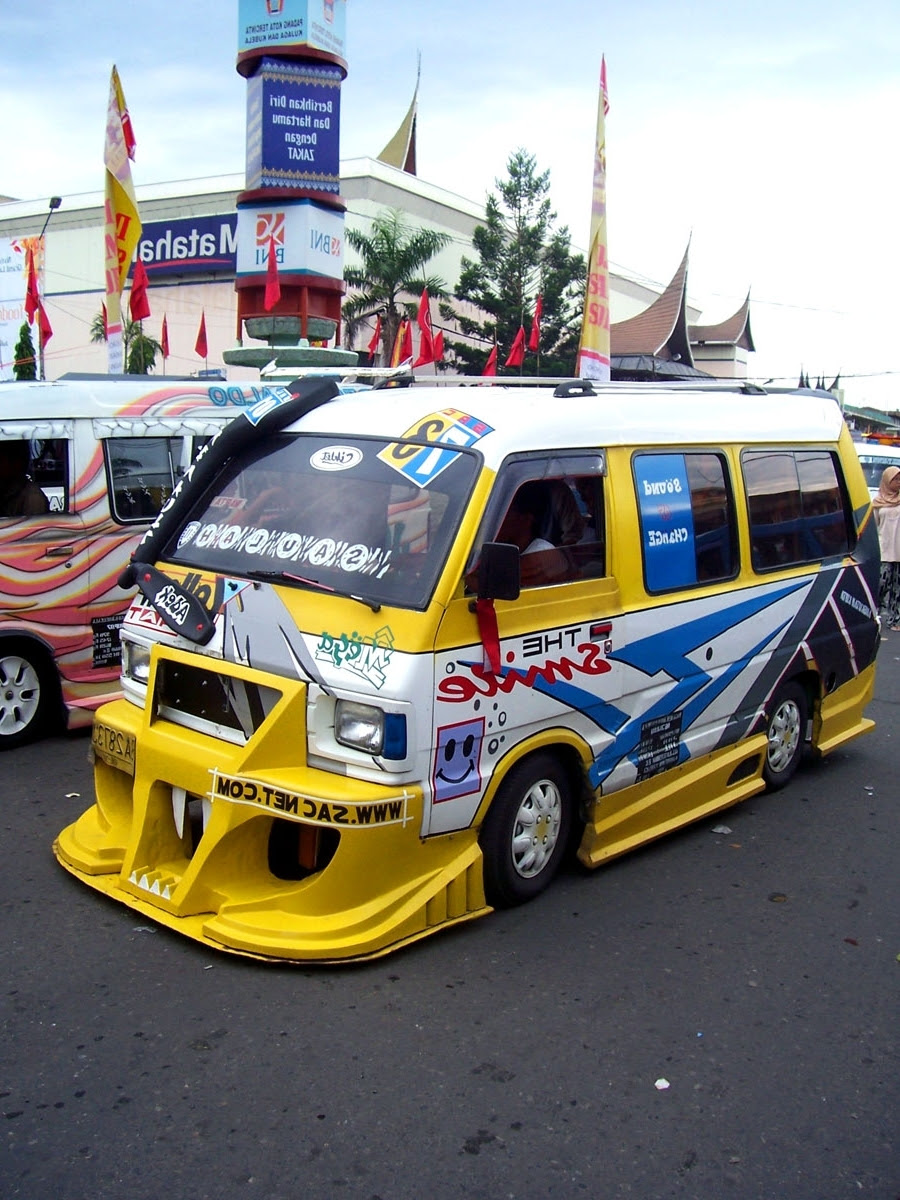 Kumpulan Modifikasi Mobil Ceper Angkot Terbaru Modifotto