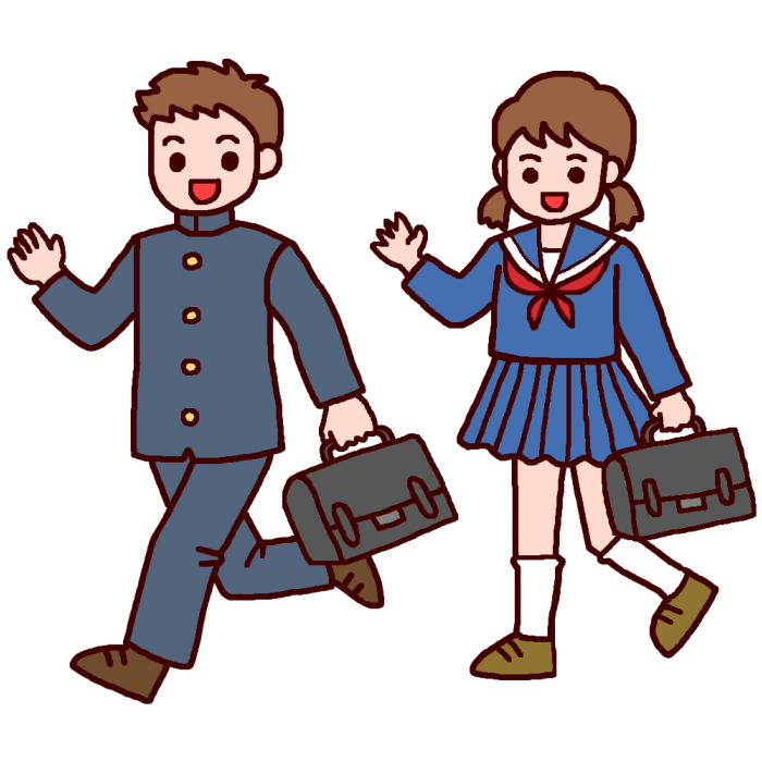 子供向けぬりえ 最新のhd中学生 イラスト 無料 学校