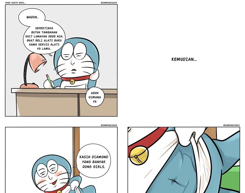 Terkeren 30 Gambar Ilustrasi Komik Kartun Doraemon 