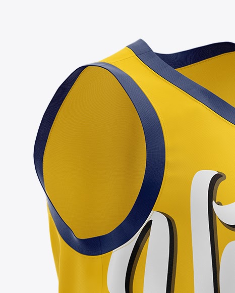 Download Mens Basketball Jersey Mockup Front Half Side View