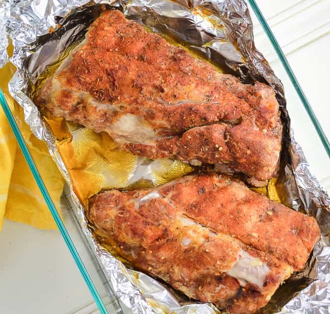 Pork Tenderloin Wrapped On Tin Foil In Oven : Barbecue ...