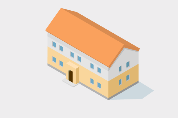 かわいい動物画像 Hd限定建物 イラスト フリー