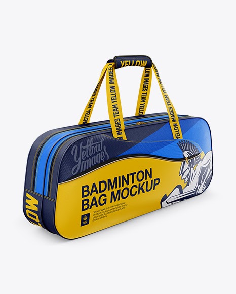 Download Free Badminton Bag Mockup - Half-Side View (PSD)