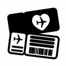 新着飛行機 チケット イラスト フリー かわいいディズニー画像
