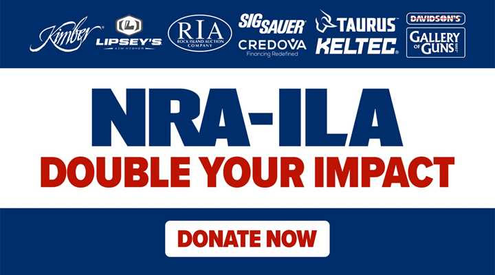 NRA-ILA Announces Partnership with 8 Companies for $1 Million Match Campaign