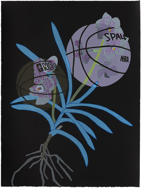 Orquídea dupla de basquete (estado III)