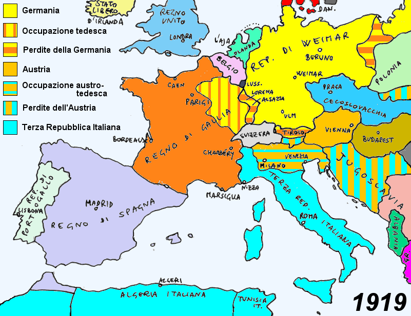 Il primo settembre 1939, la germania invase la polonia. Ucronia Francia E Italia Scambiate Di Posto