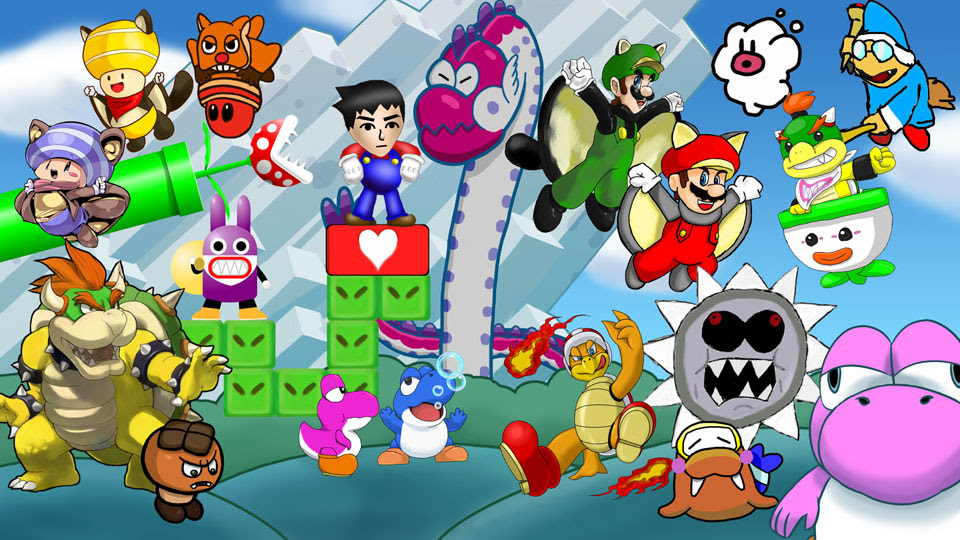 Elbauldedolo 最も人気のある 集合 マリオ キャラクター イラスト