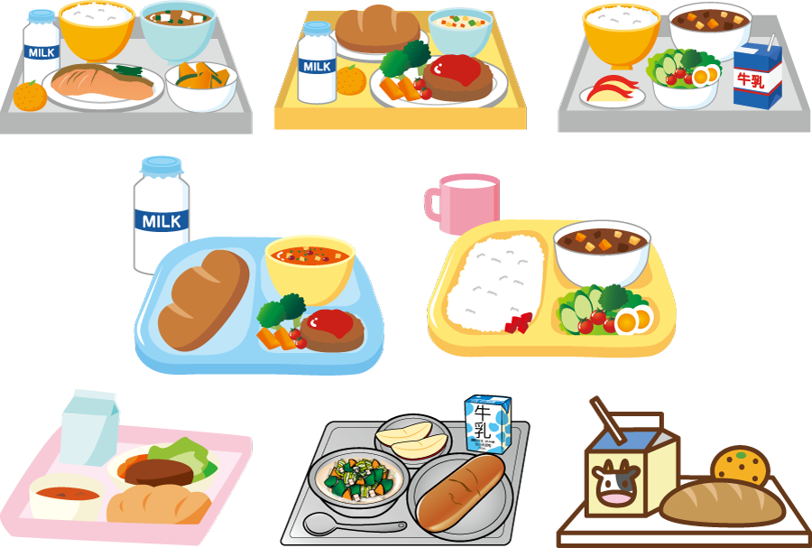 100 無料 イラスト 給食 無料イラスト素材 かわいいフリー素材 素材のプ