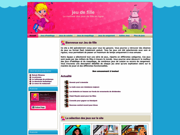 Check spelling or type a new query. Bienvenue Au Jeudefille Org Page Jeu De Fille Jeux De Fille Gratuit