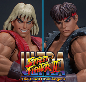 STREET FIGHTER II VIOLENT KEN & EVIL RYU 1/12 SCALE FIGURES