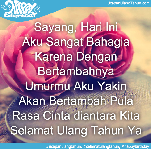 Ucapan Ulang Tahun Untuk Pacar Bahasa Inggris Beserta Artinya - Ide