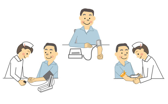 イラスト集 ロイヤリティフリーイラスト 健康 診断