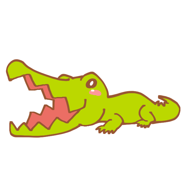 新鮮なワニ イラスト かわいい 無料イラスト集
