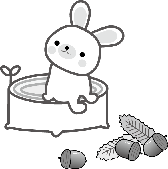 美しい花の画像 50 どんぐり イラスト 白黒 無料