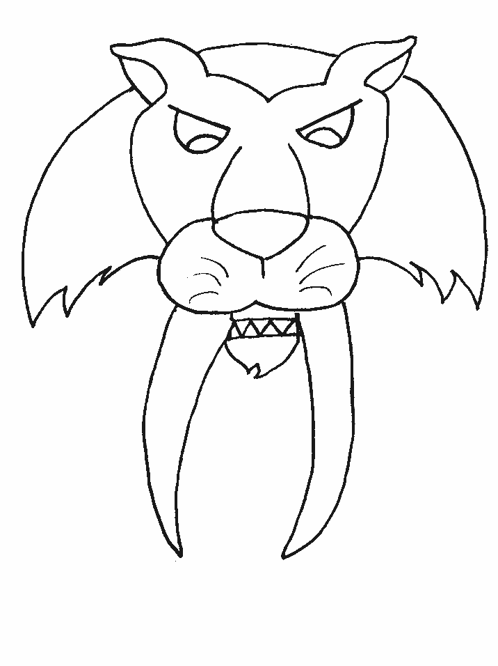 Choose your favorite saber tooth tiger designs and purchase them as wall art, home decor, phone cases, tote bags, and more! Free Saber Tooth Tiger Coloring Page Download Free Saber Tooth Tiger Coloring Page Png Images Free Cliparts On Clipart Library