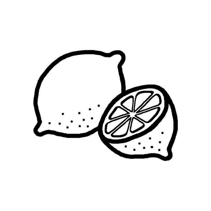 75 果物 イラスト 白黒 無料イラスト集