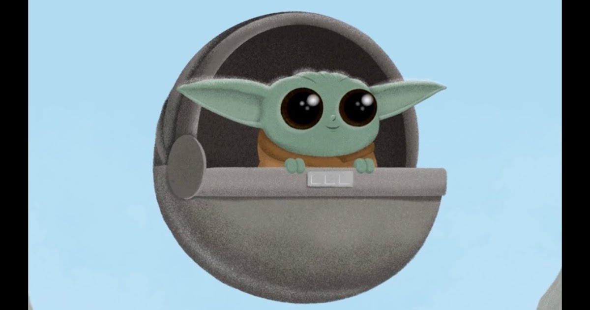 Kawaii Baby Yoda Drawing Cute Rehare