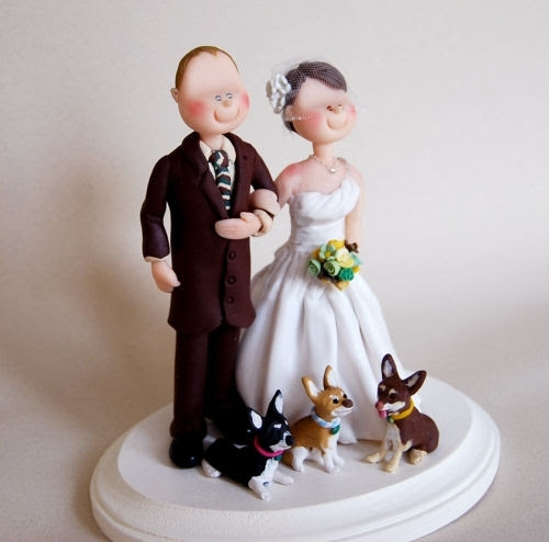  wedding  cake  toppers  Handmade Wedding  Cake  Toppers 