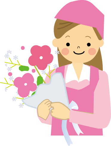 100 花屋さん イラスト イラスト素材 ベクター クリップアート Yukiko