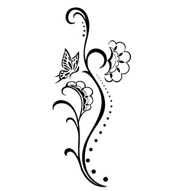 Corak batik kawung mempunyai pola bulatan yang serupa dengan buah kawung (semacam buah kelapa atau sering juga disebut. Free Tato Bunga Download Free Tato Bunga Png Images Free Cliparts On Clipart Library