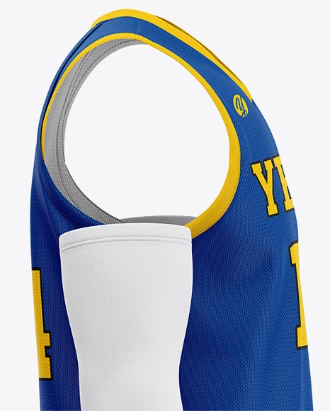 Download Basketball Heather Hoodie Mockup Front Half Side View Of ...