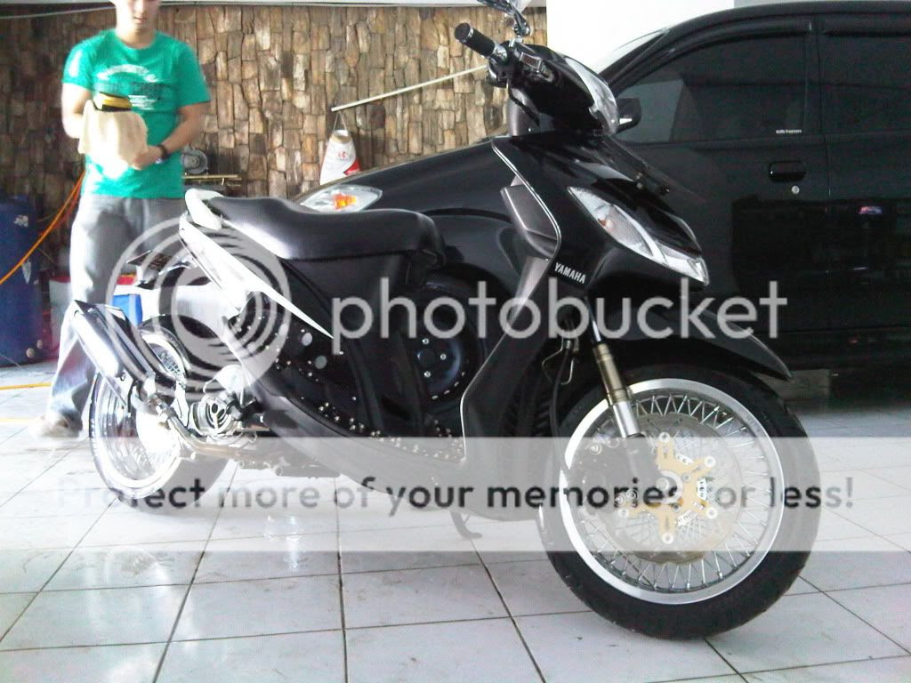 Modif Mio Sporty Lowrider  Modifikasi Motor Kawasaki 