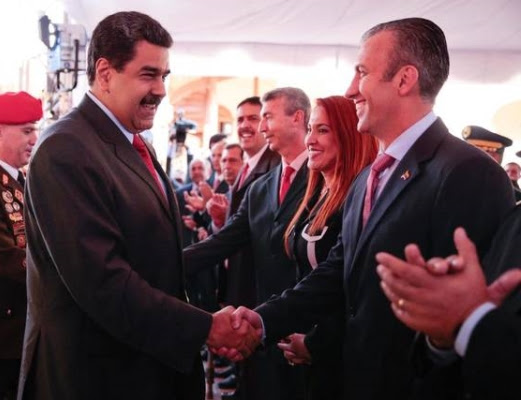 Maduro y Tarek El Aissami (EFE)