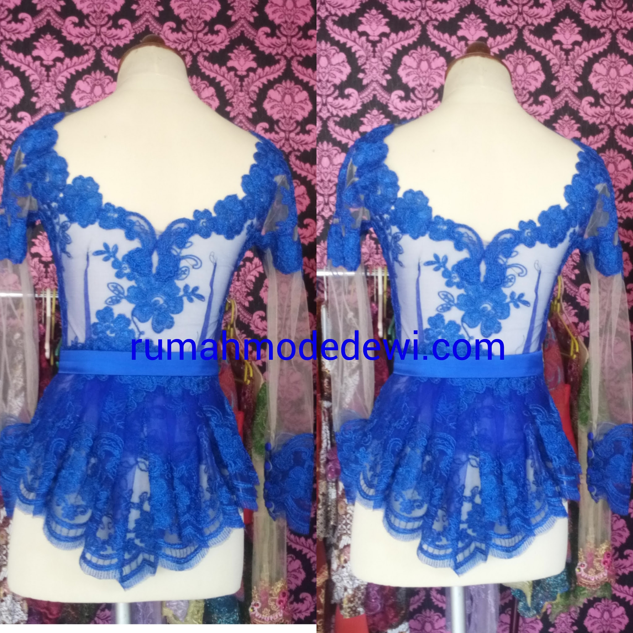 60 gambar tampak depan rumah minimalis 1 lantai sebuah rumah yang nyaman selalu diidentikkan dengan rumah besar rumah minimalis arsitektur rumah rumah modern. Kebaya Peplum Warna Biru Elektrik Dengan Belt Pinggang