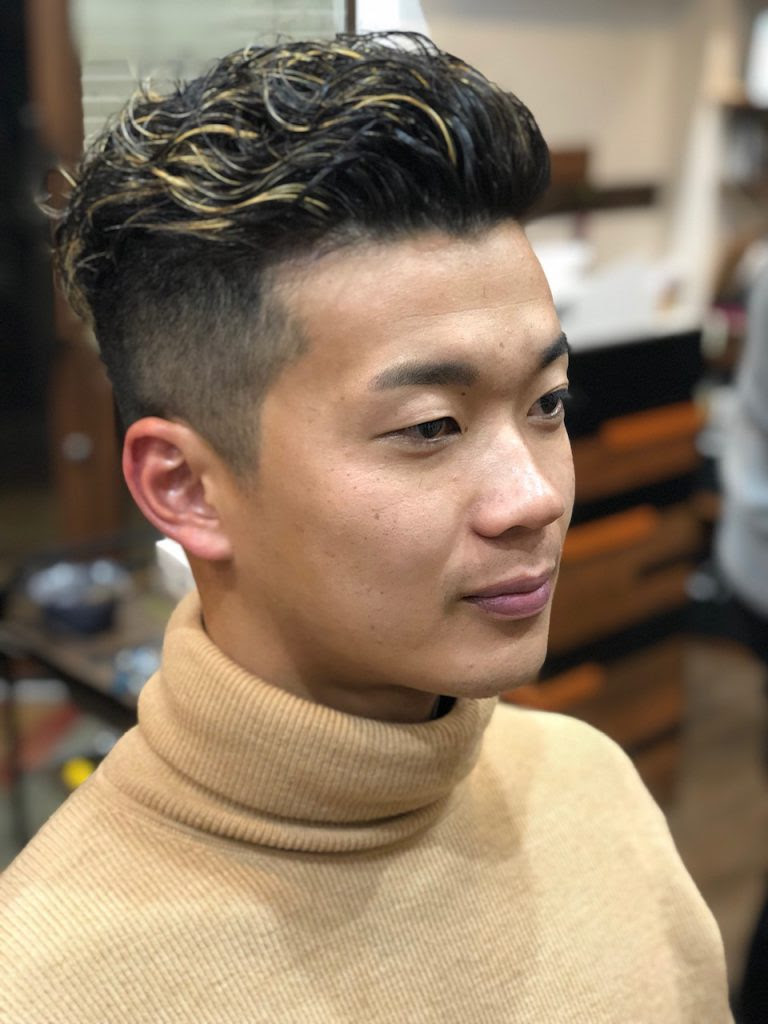 クール メンズ メッシュ パーマ 最高のヘアスタイル画像