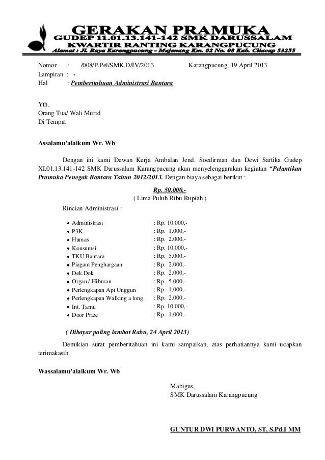 Contoh Surat Rasmi Dewan Bahasa Dan Pustaka - Rasmi F