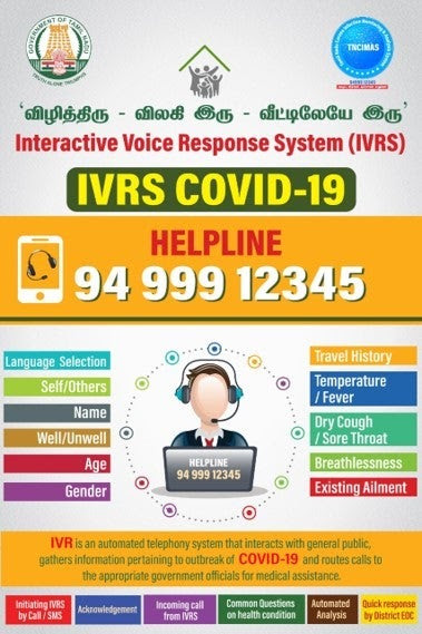 According to new indian exapress news , this is based on chief minister edappadi k palaniswami's announcement on. How Tamil Nadu Used Technology To Tackle The Coronavirus Crisis Knowledge Wharton