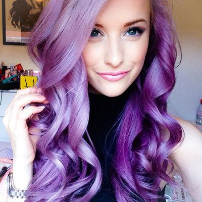 21 Gaya Terkini Warna  Rambut  Purple 