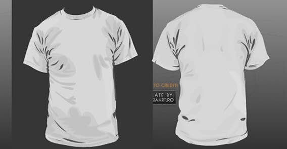 Download 12108+ Grey T Shirt Template Front And Back Yellow Images ...