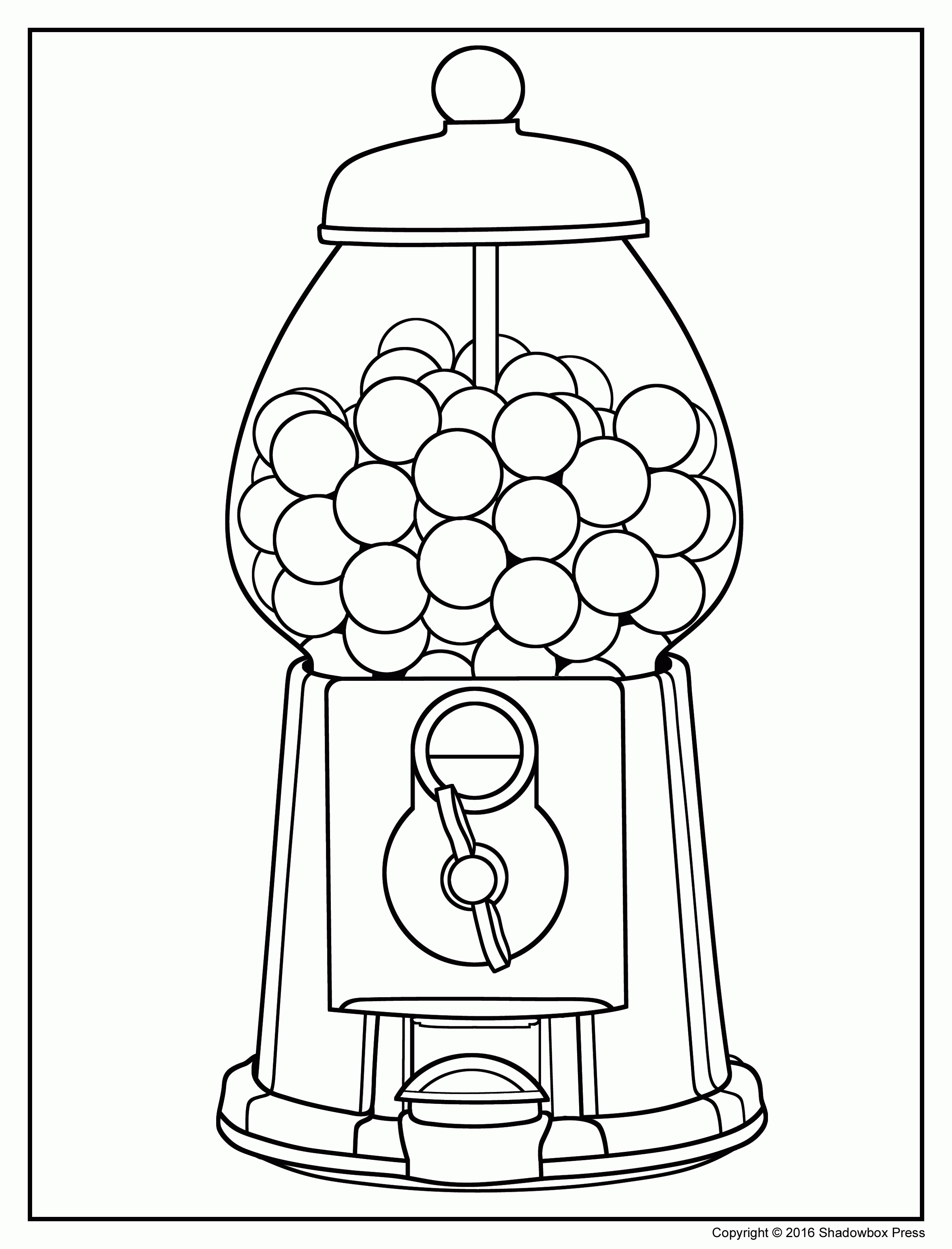 Check spelling or type a new query. Free Gumball Machine Coloring Page Clip Art Library