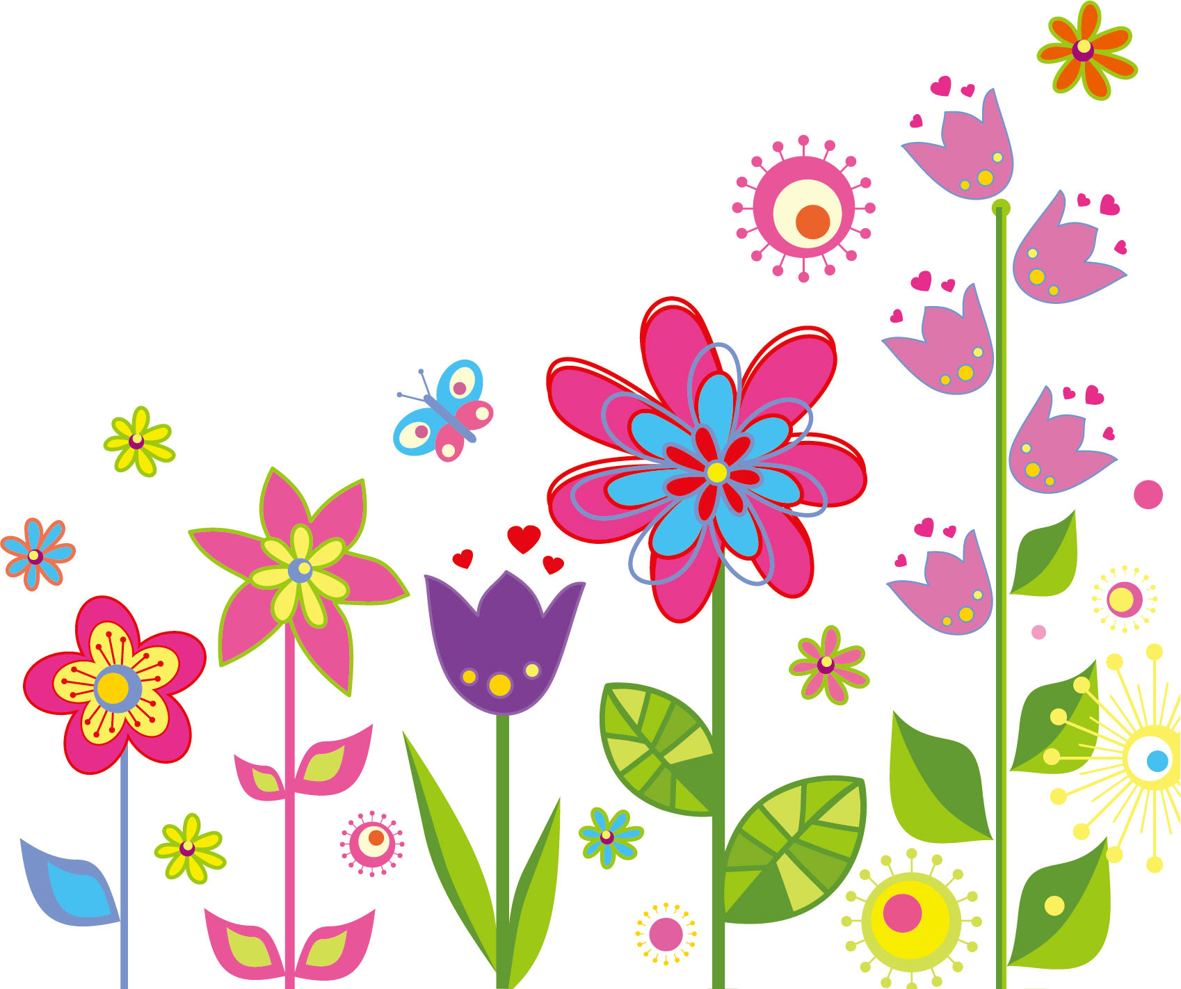 ベストおしゃれな 花 可愛い イラスト 美しい花の画像