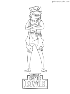 Fortnite Fishstick Coloring Pages Coloring And Drawing
