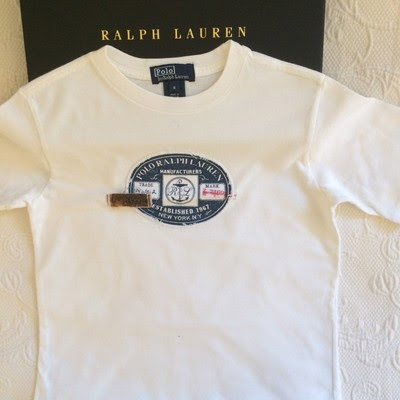 The Cheapest New listing Ralph Lauren boys cotton tee shirt size 5 white summer short sleeve Online