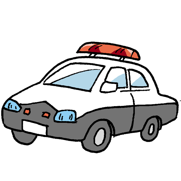 クール パトカー イラスト かわいい 最高の画像画像