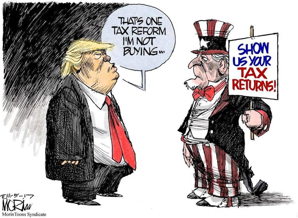 anti-Trump cartoon