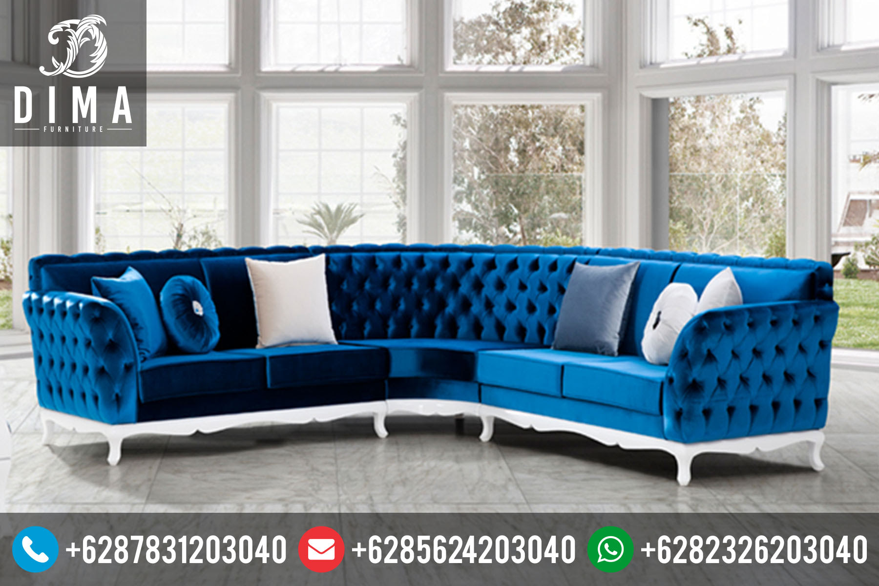 Model Sofa Bahan Kain Desain Rumah