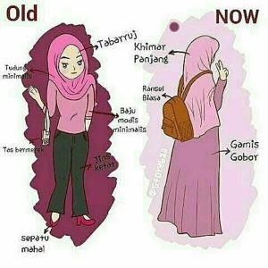  Gambar  DP BBM Hijab  Muslimah Syar u002639 i Kartun  Lucu 