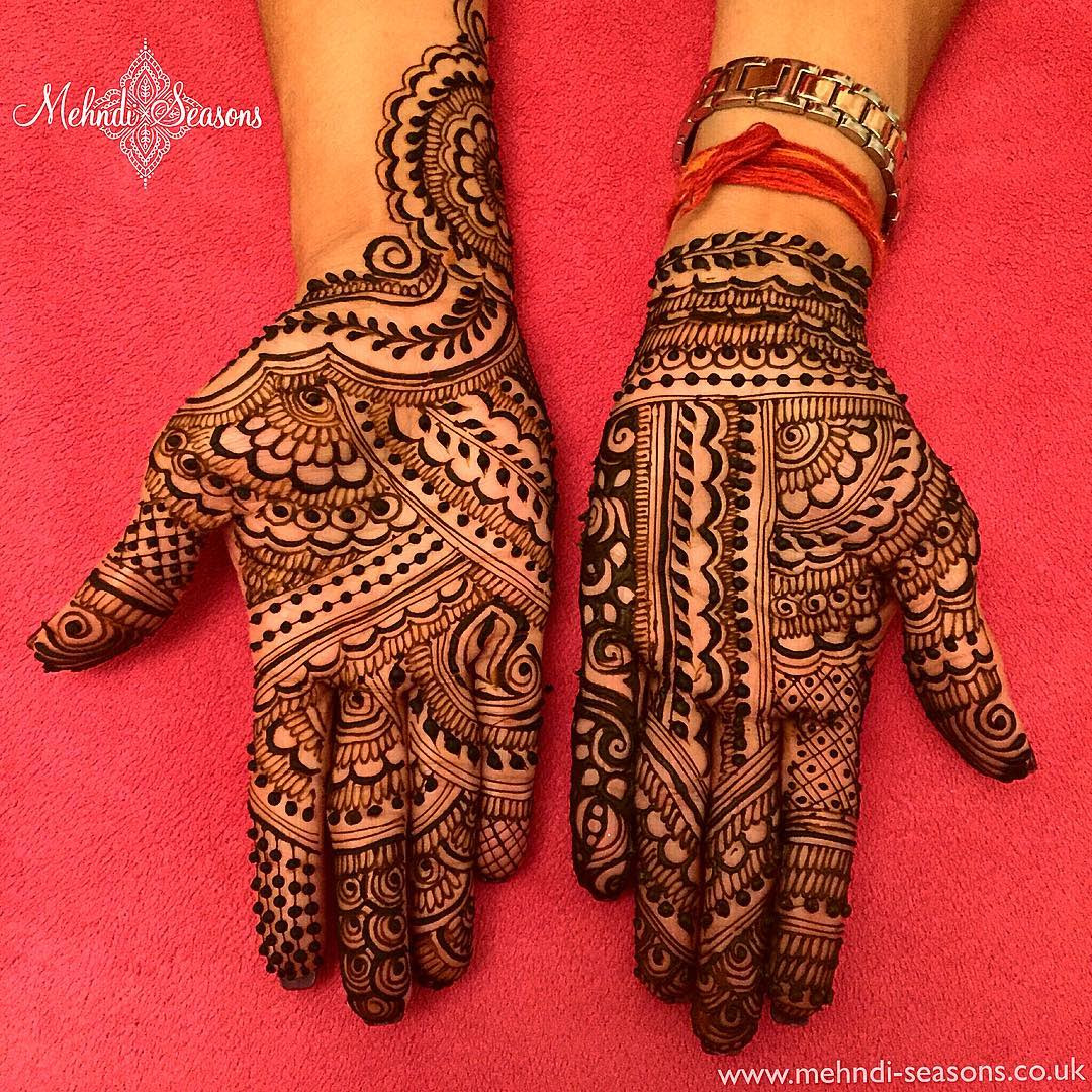 Full Hand Mehndi Simple Design Henna For Wedding